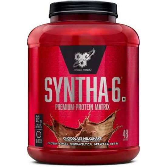 BSN Syntha 6 Protein Powder Protein Blends  (2.27 kg, Chocolate Milkshake)