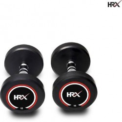 HRX Solid Rubber Bouncer (15Kg*2) Fixed Weight Dumbbell  (30 kg)