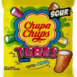Chupa Chups Sour Mini Tubes Assorted  (61.6 g)