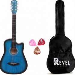 REVEL RVL-38C-LGP-BLS Acoustic Guitar Linden Wood Ebony Right Hand