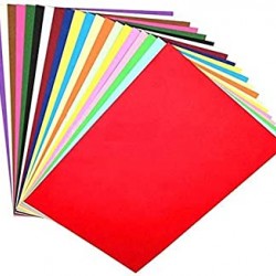 OFIXO 100 Pieces A4 Color Paper (10 Sheets of Each Color) for Art and Craft/Printing Purpose Multi Color Paper Thin Paper 10 Colors Sent at Random