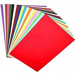 OFIXO 100 Pieces A4 Color Paper (10 Sheets of Each Color) for Art and Craft/Printing Purpose Multi Color Paper Thin Paper 10 Colors Sent at Random