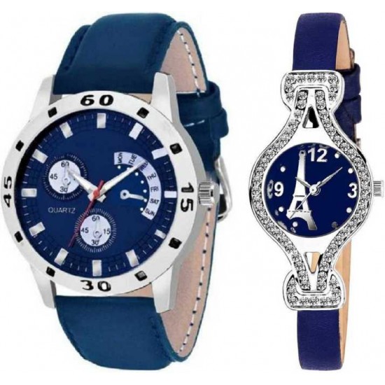 New Stylish Beloved Couple Watches for Men and Women Analog Watch