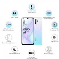 OPPO A9 2020 (Vanilla Mint, 128 GB)  (4 GB RAM)