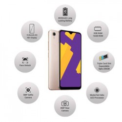 vivo Y90 (Gold, 16 GB)  (2 GB RAM)