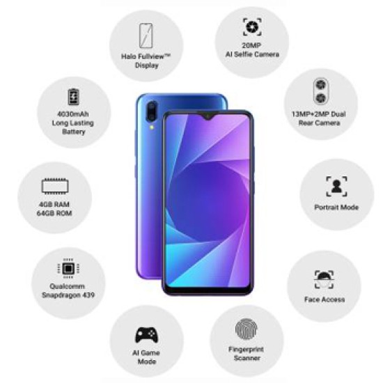 vivo Y95 (Nebula Purple, 64 GB)