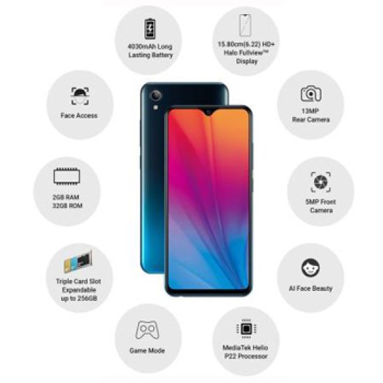 vivo Y91i (Fusion Black, 32 GB)