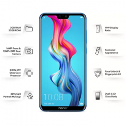 Honor 9N (Sapphire Blue, 128 GB)  (4 GB RAM)