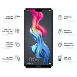 Honor 9N (Midnight Black, 128 GB)  (4 GB RAM)