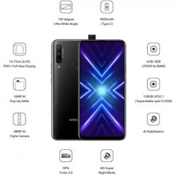 Honor 9X (Midnight Black, 128 GB)  (6 GB RAM)