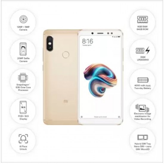 Redmi 5A (Gold, 32 GB)  (3 GB RAM)