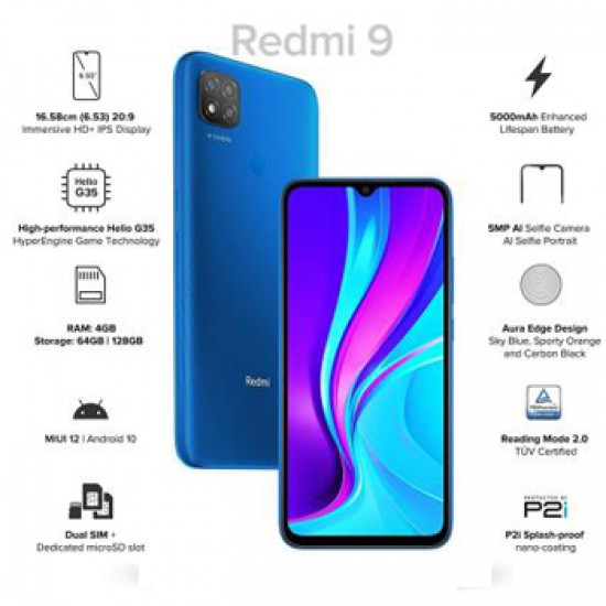 Redmi 9 (Sky Blue, 64 GB)  (4 GB RAM)