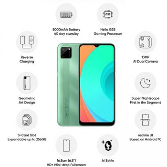 realme C11 (Rich Green, 32 GB)  (2 GB RAM)