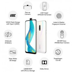 realme X (Polar White, 128 GB)  (4 GB RAM)