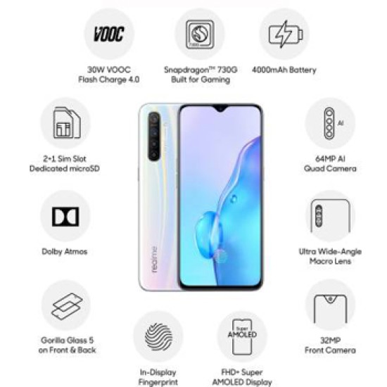 realme X2 (Pearl White, 256 GB)  (8 GB RAM)