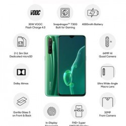 realme X2 (Pearl Green, 128 GB)  (6 GB RAM)