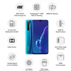 realme X2 (Pearl Blue, 128 GB)  (8 GB RAM)