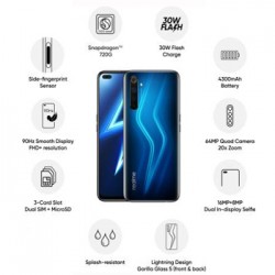 realme 6 Pro (Lightning Blue, 128 GB)  (8 GB RAM)