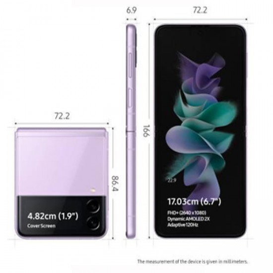 SAMSUNG Galaxy Z Flip3 5G (Lavender, 128 GB)  (8 GB RAM)