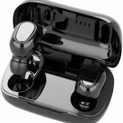 TECHFIRE L21 Wireless Stereo Bass Earbuds With Case A Smart Headphones  (Wireless)