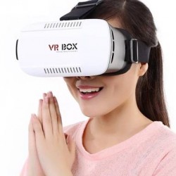 IBS VRBOX96 Virtual Reality Headset Glasses Anti-Radiation Adjustable Screen Headband Perfect for Long Time Wearing VR Box  (Smart Glasses, White)