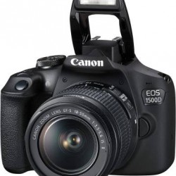 Canon EOS 1500D DSLR Camera Body+ 18-55 mm IS II Lens  (Black)