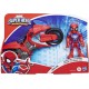 MARVEL Spider-Man Swingin' Speeder, 5-Inch Figure and Motorcycle Set, Toys for Kids Ages 3 and Up  (Multicolor)