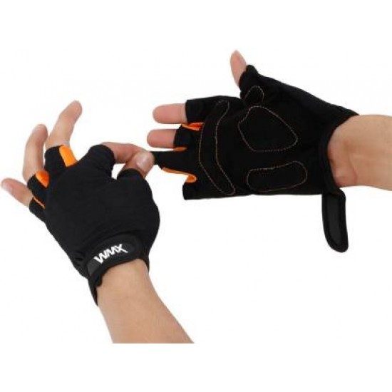 WMX Sports Gym Gloves for Weight Lifting and Exercise Gym & Fitness Gloves  (Black)